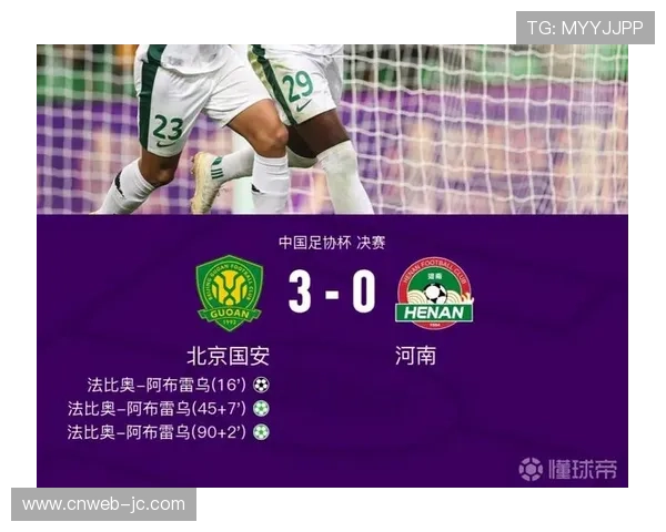 国安足协杯夺冠收官，法比奥帽子戏法闪耀苏州